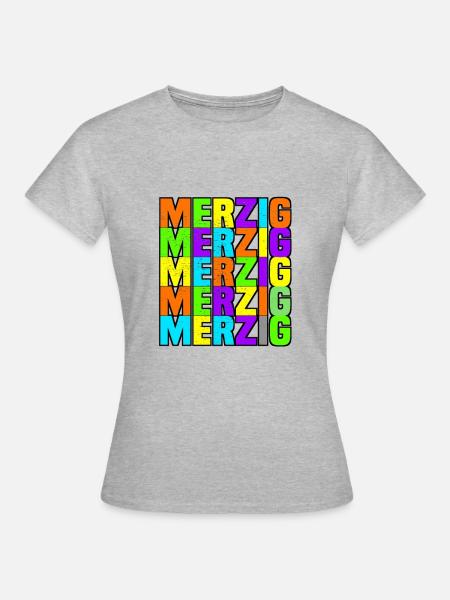 merzig saar - Frauen T-Shirt - Grau meliert