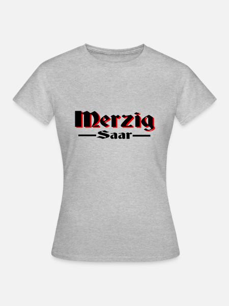 merzig saar - Frauen T-Shirt - Grau meliert