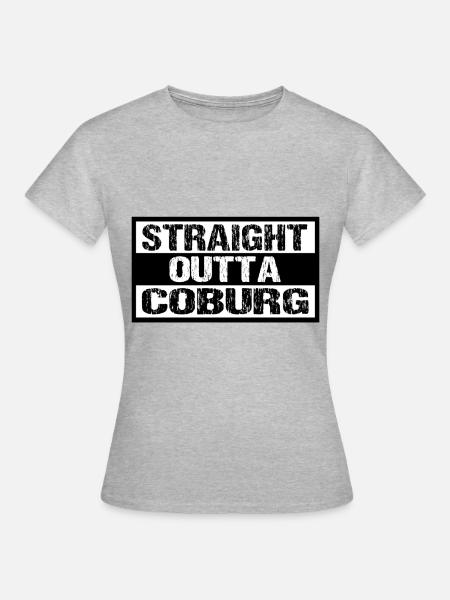 Coburg - Frauen T-Shirt - Grau meliert