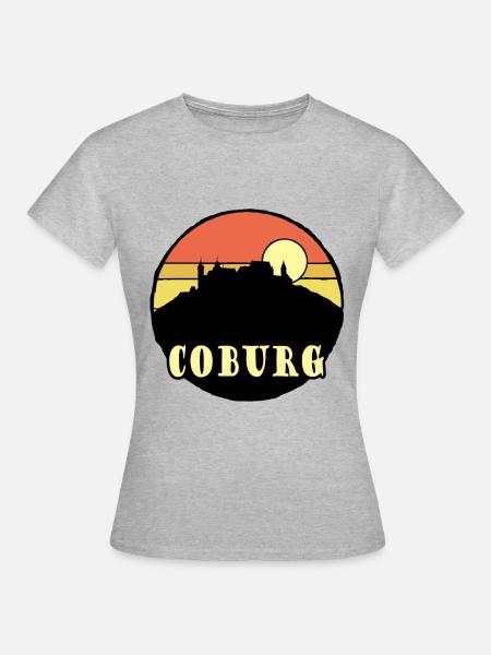 Coburg - Frauen T-Shirt - Grau meliert