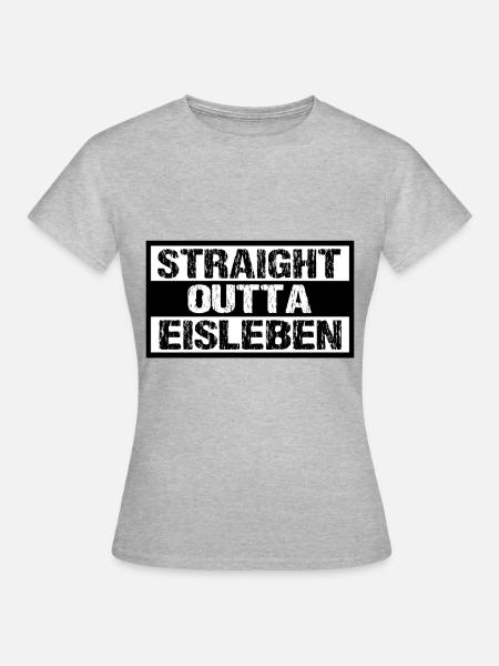 Eisleben - Frauen T-Shirt - Grau meliert