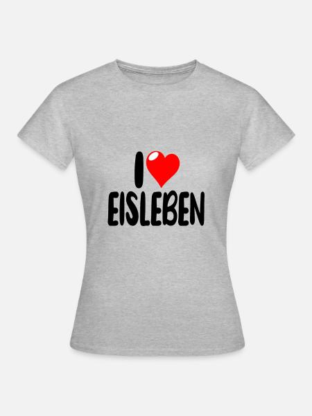 Eisleben - Frauen T-Shirt - Grau meliert