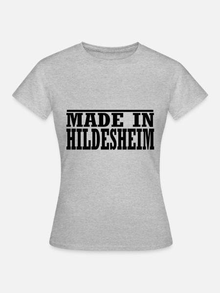 Hildesheim - Frauen T-Shirt - Grau meliert