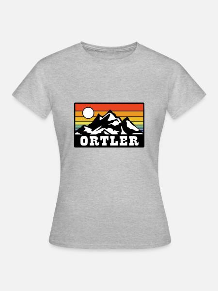 Ortler - Frauen T-Shirt - Grau meliert