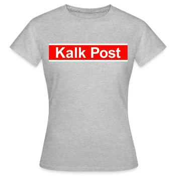 Lime Post - Women's T-Shirt - heather grey - Front - AI Model Female 172 dark (172cm)