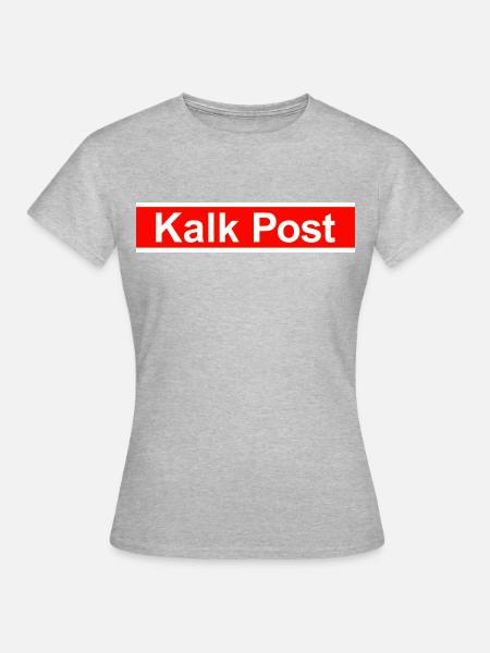 Kalk Post - Frauen T-Shirt - Grau meliert