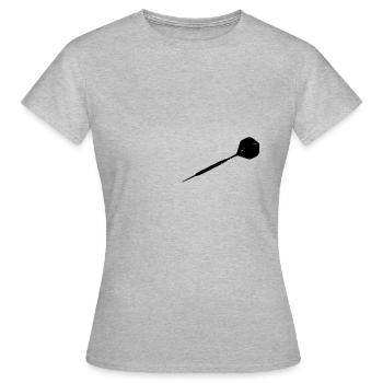 Dartpfeil - Frauen T-Shirt - Grau meliert - Vorne - AI Model Female 172 dark (172cm)