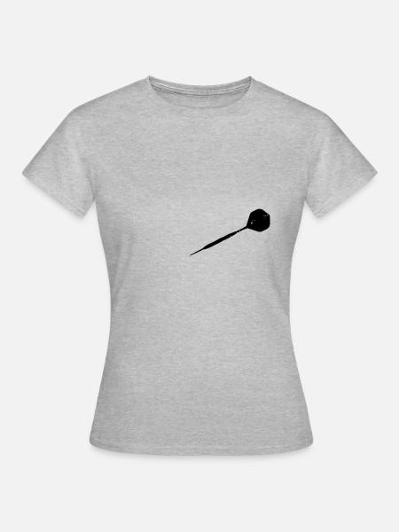 Dartpfeil - Frauen T-Shirt - Grau meliert