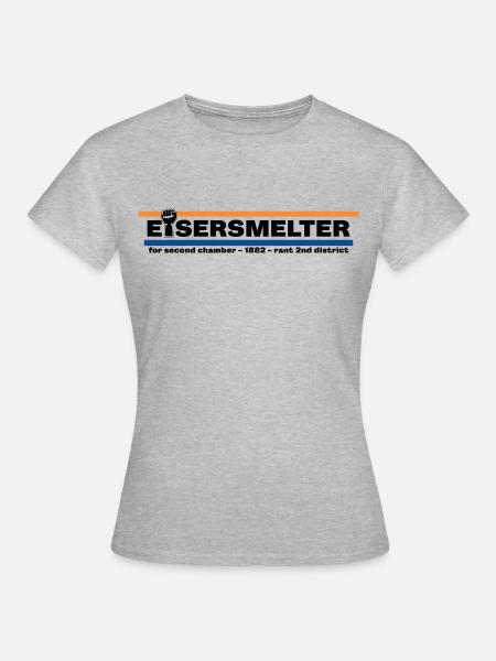 Eisersmelter 1882 - Frauen T-Shirt - Grau meliert