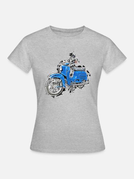 Schwalbe - Frauen T-Shirt - Grau meliert