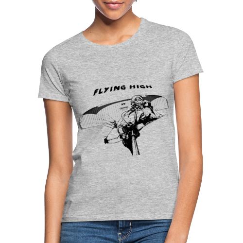 Paragliding flyver højt design - Dame-T-shirt