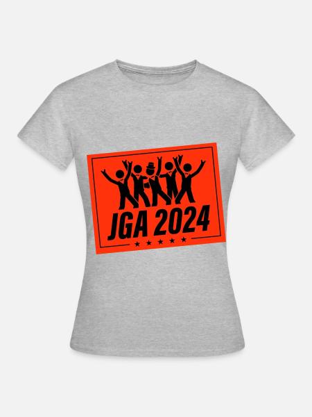 Junggesellen Abschied 2024 - Frauen T-Shirt - Grau meliert