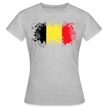 Belgium Belgium Gift Idea - Women's T-Shirt - heather grey - Front - AI Model Female 172 dark (172cm)
