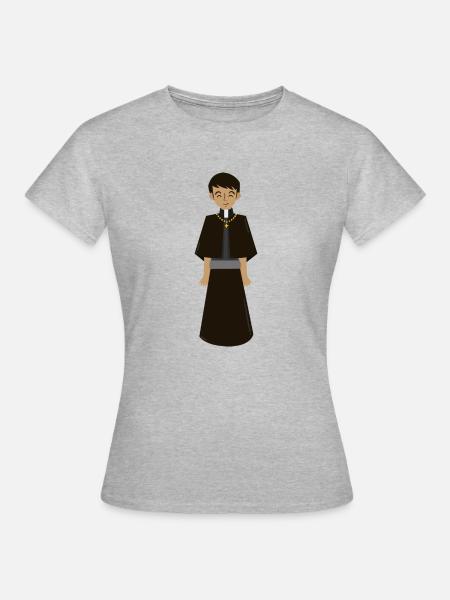 Priester - Frauen T-Shirt - Grau meliert