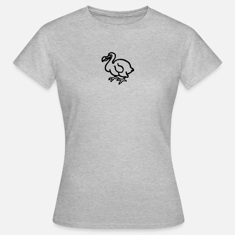 Dodo - Frauen T-Shirt - Grau meliert