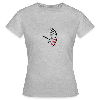 Speed - Women's T-Shirt - heather grey - Front - AI Model Female 172 dark (172cm)