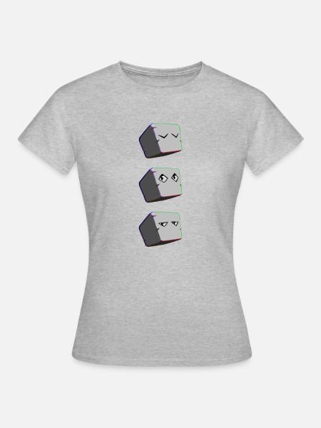 Stein - Frauen T-Shirt - Grau meliert