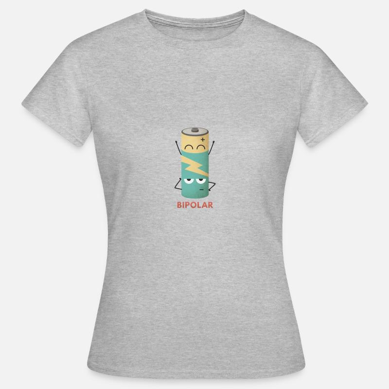 Bipolar battery - Women's T-Shirt - heather grey