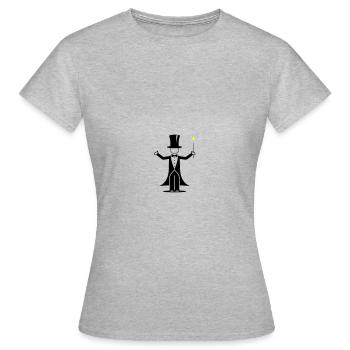 Conception d’assistant - T-shirt Femme - gris chiné - Devant - AI Model Female 172 dark (172cm)