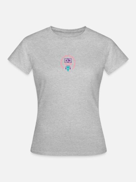 DJ Alien Undergraund Music - Frauen T-Shirt - Grau meliert