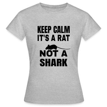 Rat rongeur Rat de rat de rat de rat de couleur - T-shirt Femme - gris chiné - Devant - AI Model Female 172 dark (172cm)