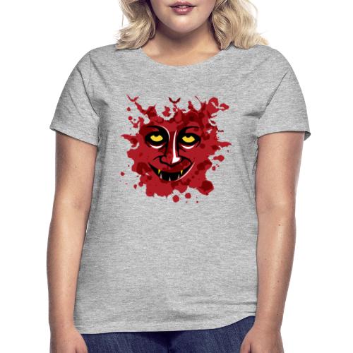Bloody Vampire Face Halloween Fledermaus - Frauen T-Shirt