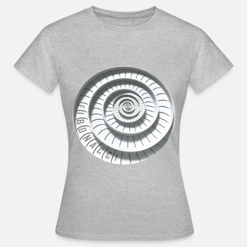 fibonacci abstract - Women's T-Shirt - heather grey