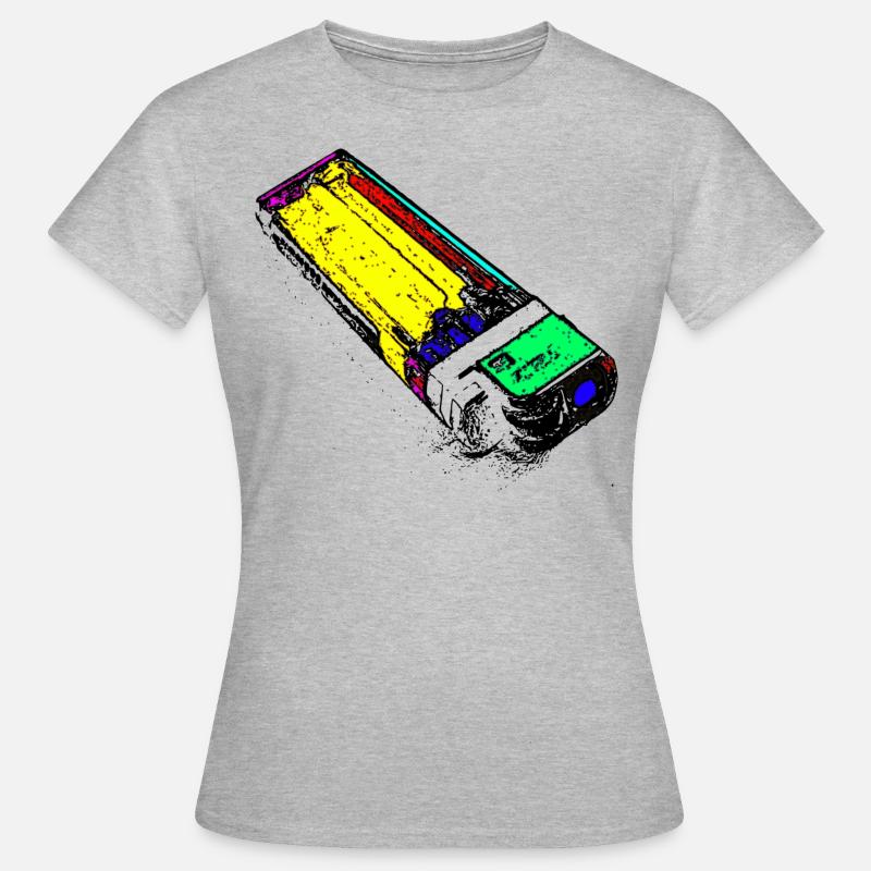 Colorful lighter - Women's T-Shirt - heather grey