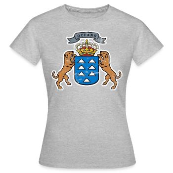 Icône de l’île des Canaries - T-shirt Femme - gris chiné - Devant - AI Model Female 172 dark (172cm)