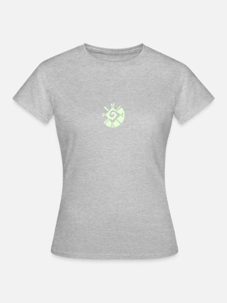 maya, , hunab ku - Frauen T-Shirt - Grau meliert