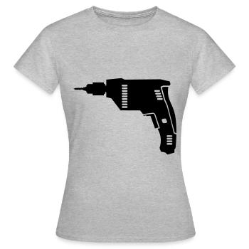 Drill - Women's T-Shirt - heather grey - Front - AI Model Female 172 dark (172cm)