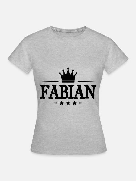 Fabian - T-shirt dam - gråmelerad