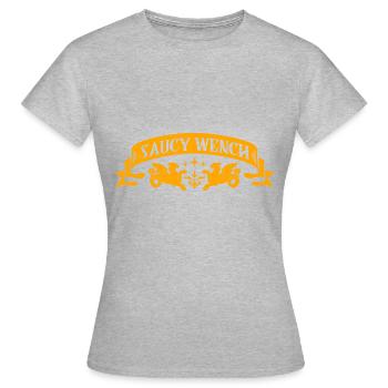 Festival folklorique Marché médiéval médiéval Geschen - T-shirt Femme - gris chiné - Devant - AI Model Female 172 dark (172cm)