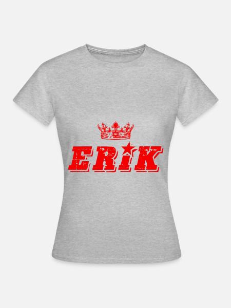 Erik - Frauen T-Shirt - Grau meliert
