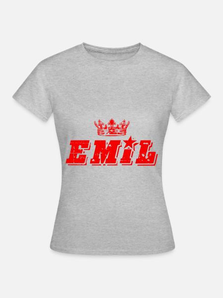 Emil - Frauen T-Shirt - Grau meliert