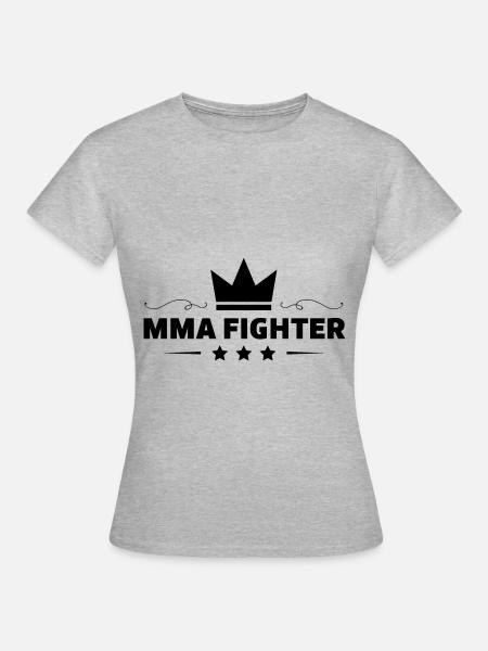 MMA Fighter Mixed Martial Arts - Frauen T-Shirt - Grau meliert