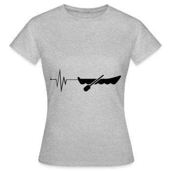 icône de symbole de démarrage - T-shirt Femme - gris chiné - Devant - AI Model Female 172 dark (172cm)