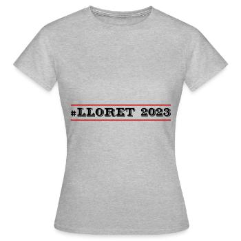 Lloret De Mar 2023 - T-shirt Femme - gris chiné - Devant - AI Model Female 172 dark (172cm)
