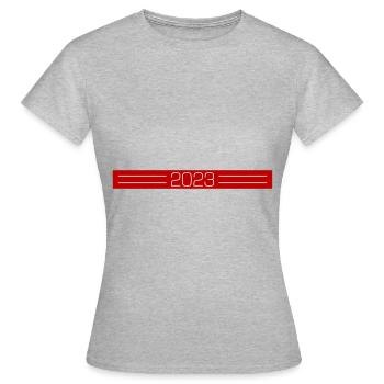2023 Dash - Women's T-Shirt - heather grey - Front - AI Model Female 172 dark (172cm)