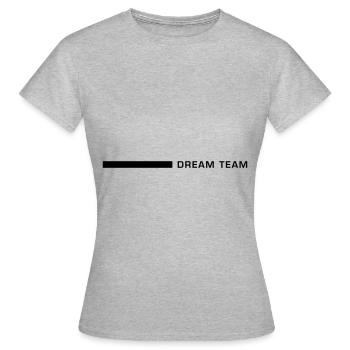 Équipe de rêve - T-shirt Femme - gris chiné - Devant - AI Model Female 172 dark (172cm)