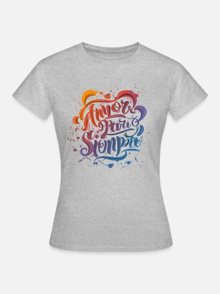 Geheimnisse der dauerhaften Liebe - Frauen T-Shirt - Grau meliert
