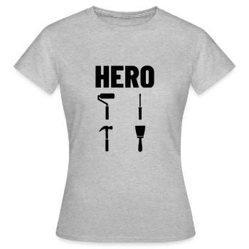 Gift shirt for relocation helper and renovation - Women's T-Shirt - heather grey - Front - AI Model Female 172 dark (172cm)