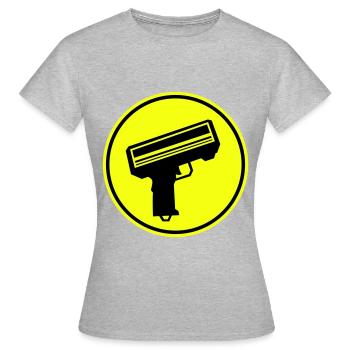 Weapon Money Rain - Women's T-Shirt - heather grey - Front - AI Model Female 172 dark (172cm)