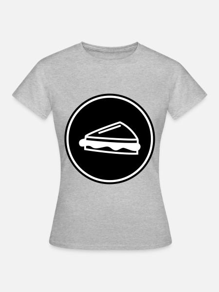 Sandwich - Frauen T-Shirt - Grau meliert