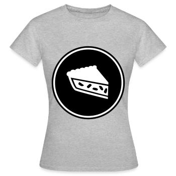 Apple pie - Women's T-Shirt - heather grey - Front - AI Model Female 172 dark (172cm)