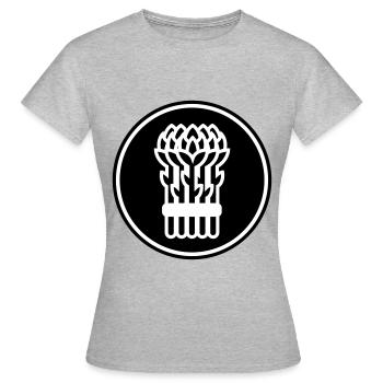 Gemüse icon - Frauen T-Shirt - Grau meliert - Vorne - AI Model Female 172 dark (172cm)