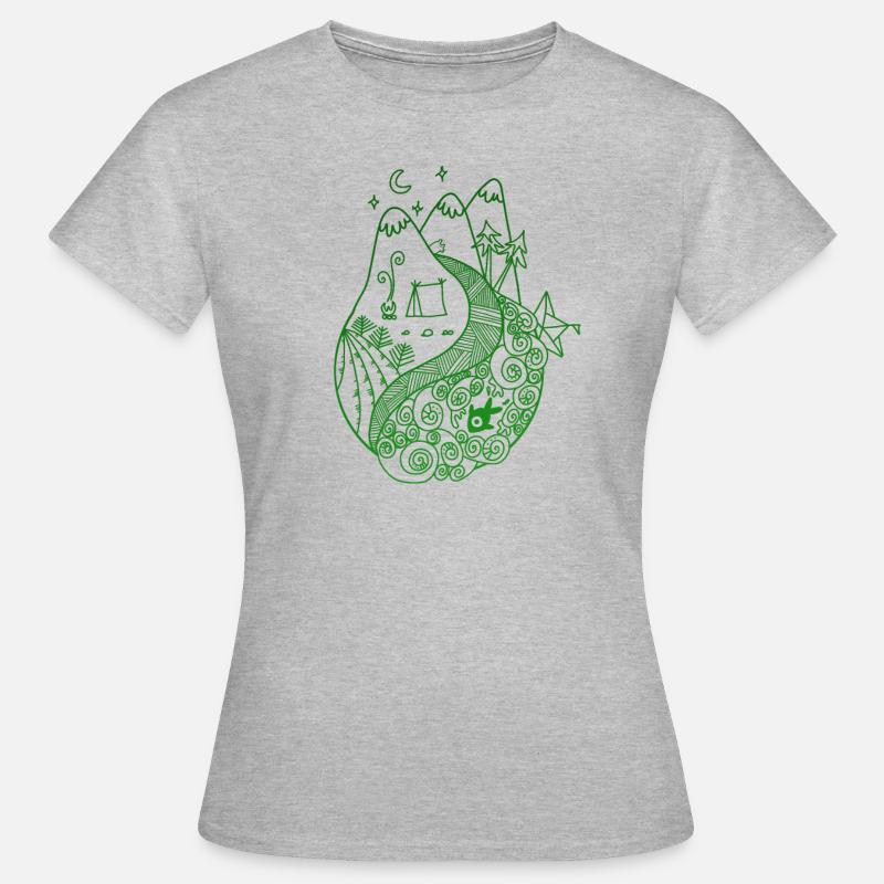 Keep earth simple - Women's T-Shirt - heather grey