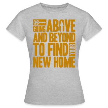 Real Estate Sale Real Estate Real Estate Agent Business - Women's T-Shirt - heather grey - Front - AI Model Female 172 dark (172cm)
