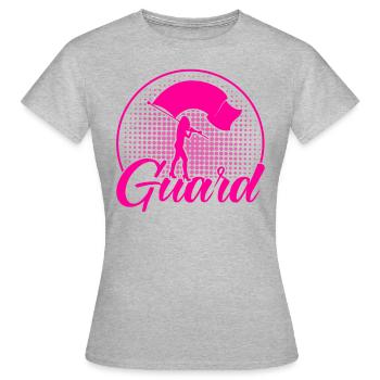 Cadeau de garde de drapeau de garde - T-shirt Femme - gris chiné - Devant - AI Model Female 172 dark (172cm)