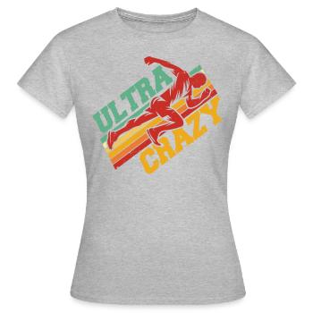 Ultramarathon Ultramarathon Coureur Marathon G - T-shirt Femme - gris chiné - Devant - AI Model Female 172 dark (172cm)